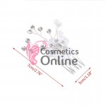 Accesoriu modern pentru decor par CA052 cu Cristale si perle Accesoriu modern pentru decor par CA052 cu Cristale si perle